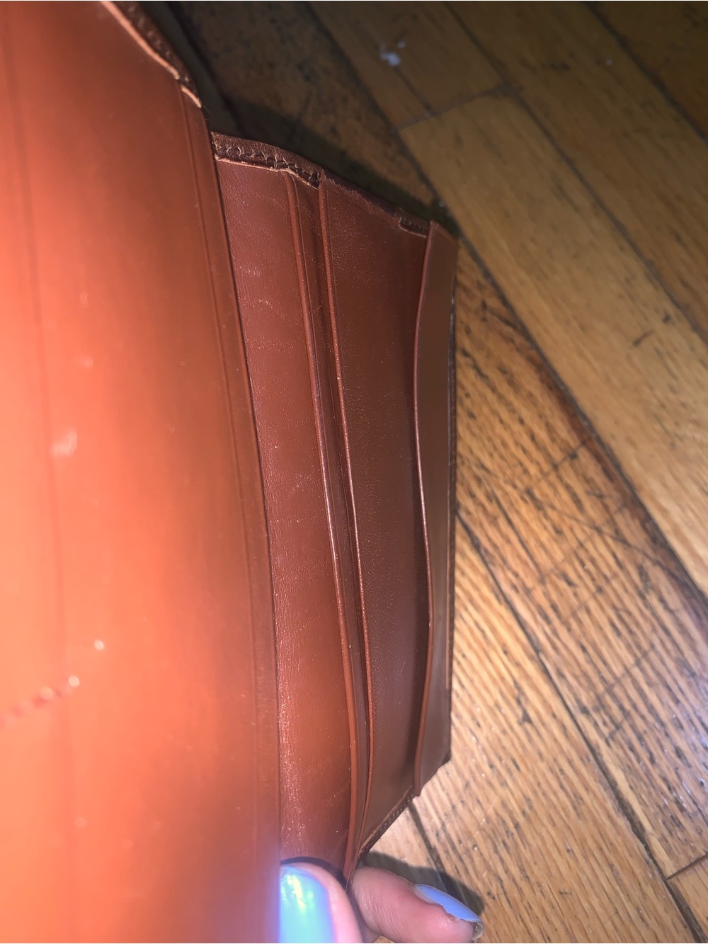 Leather passport holder - Picture 10 of 15